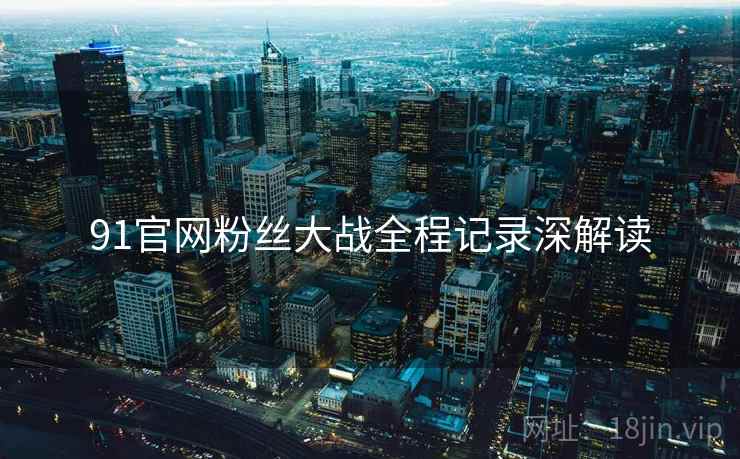 91官网粉丝大战全程记录深解读