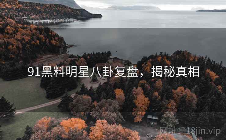 91黑料明星八卦复盘，揭秘真相