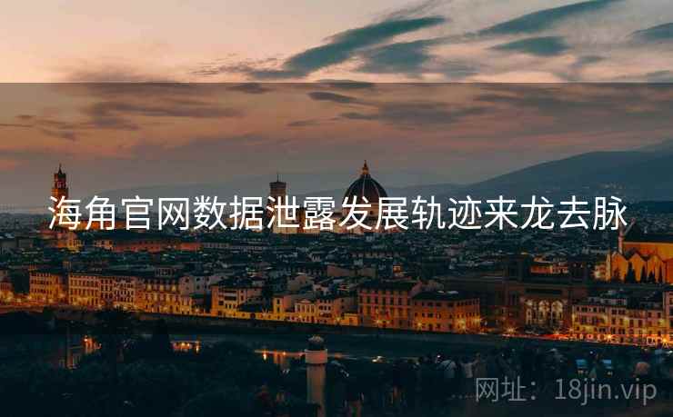 海角官网数据泄露发展轨迹来龙去脉