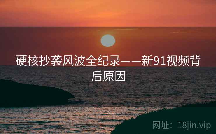 硬核抄袭风波全纪录——新91视频背后原因