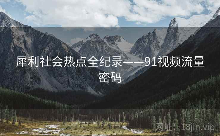 犀利社会热点全纪录——91视频流量密码