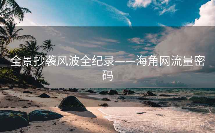 全景抄袭风波全纪录——海角网流量密码