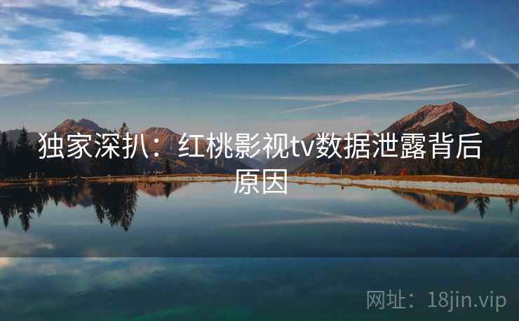 独家深扒：红桃影视tv数据泄露背后原因