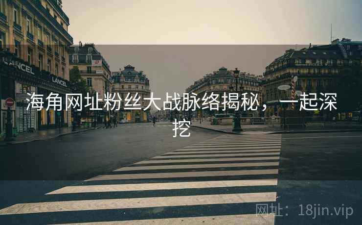 海角网址粉丝大战脉络揭秘，一起深挖